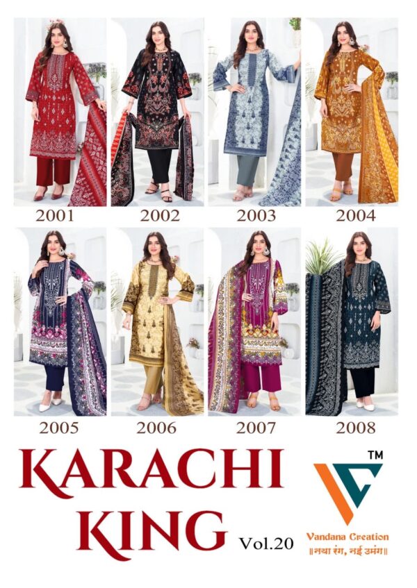VANDANA‎‎‎‎ CREATION KARACHI‎ KING VOL 20 COTTON SUITS 8.jpg