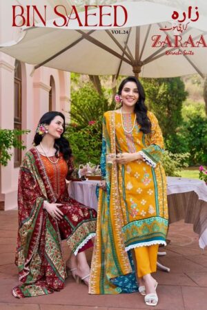 ZAARA PRINT BIN SAEED VOL 24 Rehmat Boutique  ZAARA PRINT BIN SAEED VOL 24 WHOLESALE PRICE 1.jpg
