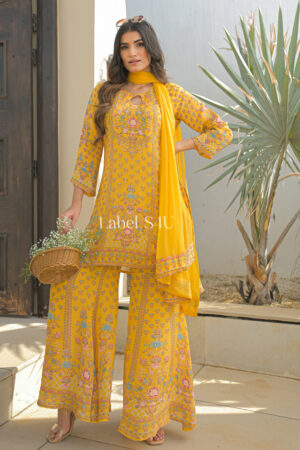 Shivali S4u Mustard Magic-Sharara Set New Arrival 2025 Rehmat Boutique  626.jpg