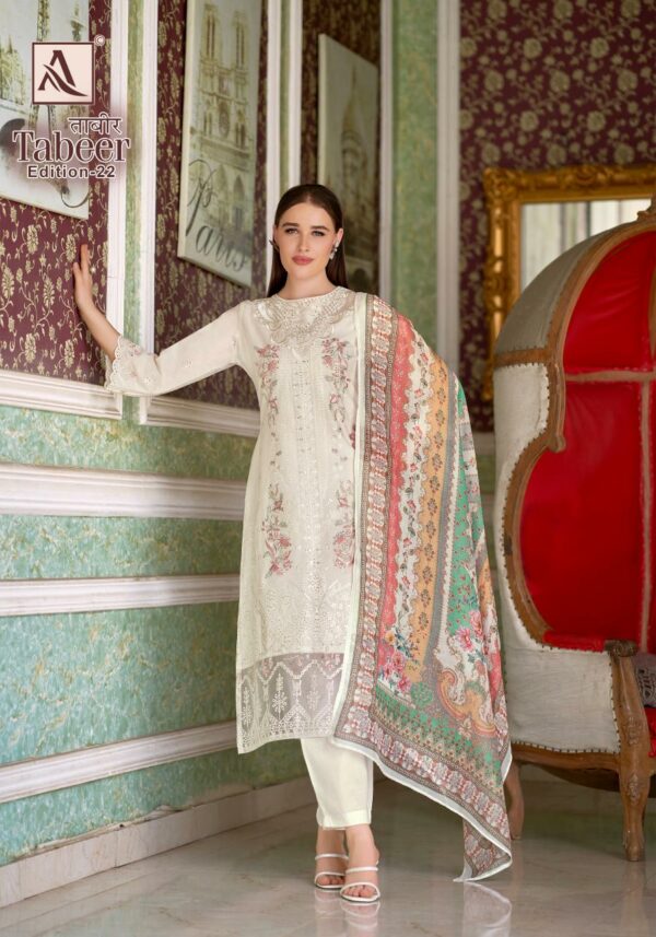 Full Set
ALOK SUIT TABEER EDITION 22 PAKISTANI SALWAR KAMEEZ
0
5 Rehmat Boutique  ALOK SUIT TABEER EDITION 22 PAKISTANI SALWAR KAMEEZ 7.jpg