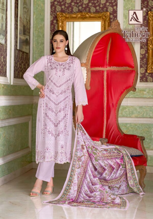 Full Set
ALOK SUIT TABEER EDITION 22 PAKISTANI SALWAR KAMEEZ
0
5 Rehmat Boutique  ALOK SUIT TABEER EDITION 22 PAKISTANI SALWAR KAMEEZ 8.jpg