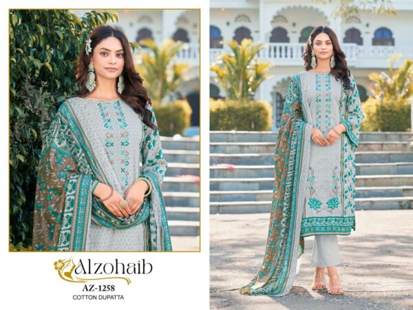 ALZOHAIB D.NO 1258 Rehmat Boutique  ALZOHAIB 1258 PAKISTANI LAWN SUITS WHOLESALER 10.jpg