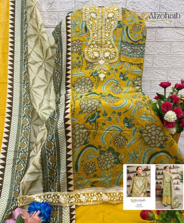 Full Set
ALZOHAIB ANAYA PURE COTTON EMBROIDERED SUITS
0
5 Rehmat Boutique  ALZOHAIB ANAYA PURE COTTON EMBROIDERED SUITS 9.jpg