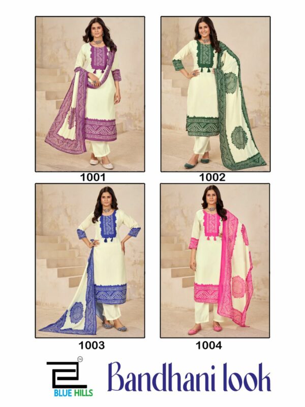 BLUE HILLS BHANDANI LOOK Rehmat Boutique  BLUE HILLS BHANDANI LOOK KURTI WHOLESALER 3.jpg