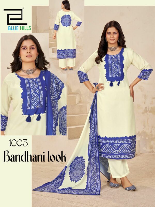 BLUE HILLS BHANDANI LOOK Rehmat Boutique  BLUE HILLS BHANDANI LOOK KURTI WHOLESALER 4.jpg