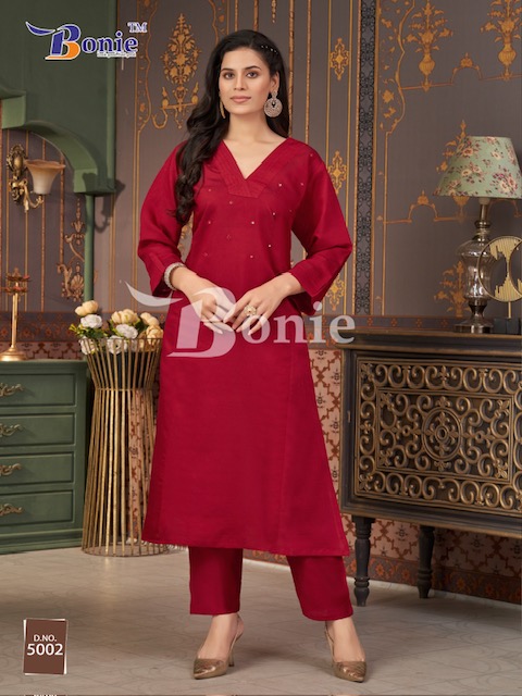 BONIE BRAND NAINA VOL 5 Rehmat Boutique  BONIE BRAND NAINA VOL 5 VISCOSE KURTI PLAZO 4.jpg
