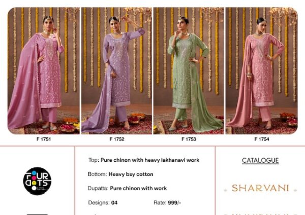 Full Set
FOURDOTS SHARVANI PURE CHINON EMBROIDERY SUITS
0
3 Rehmat Boutique  FOURDOTS SHARVANI PURE CHINON EMBROIDERY SUITS 1.jpg