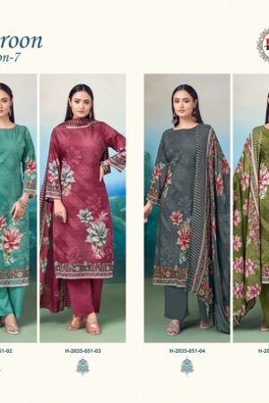 HARSHIT MEHEROON EDITION 7 Rehmat Boutique  HARSHIT MEHEROON EDITION 7 WHOLESALE PRICE 1.jpg