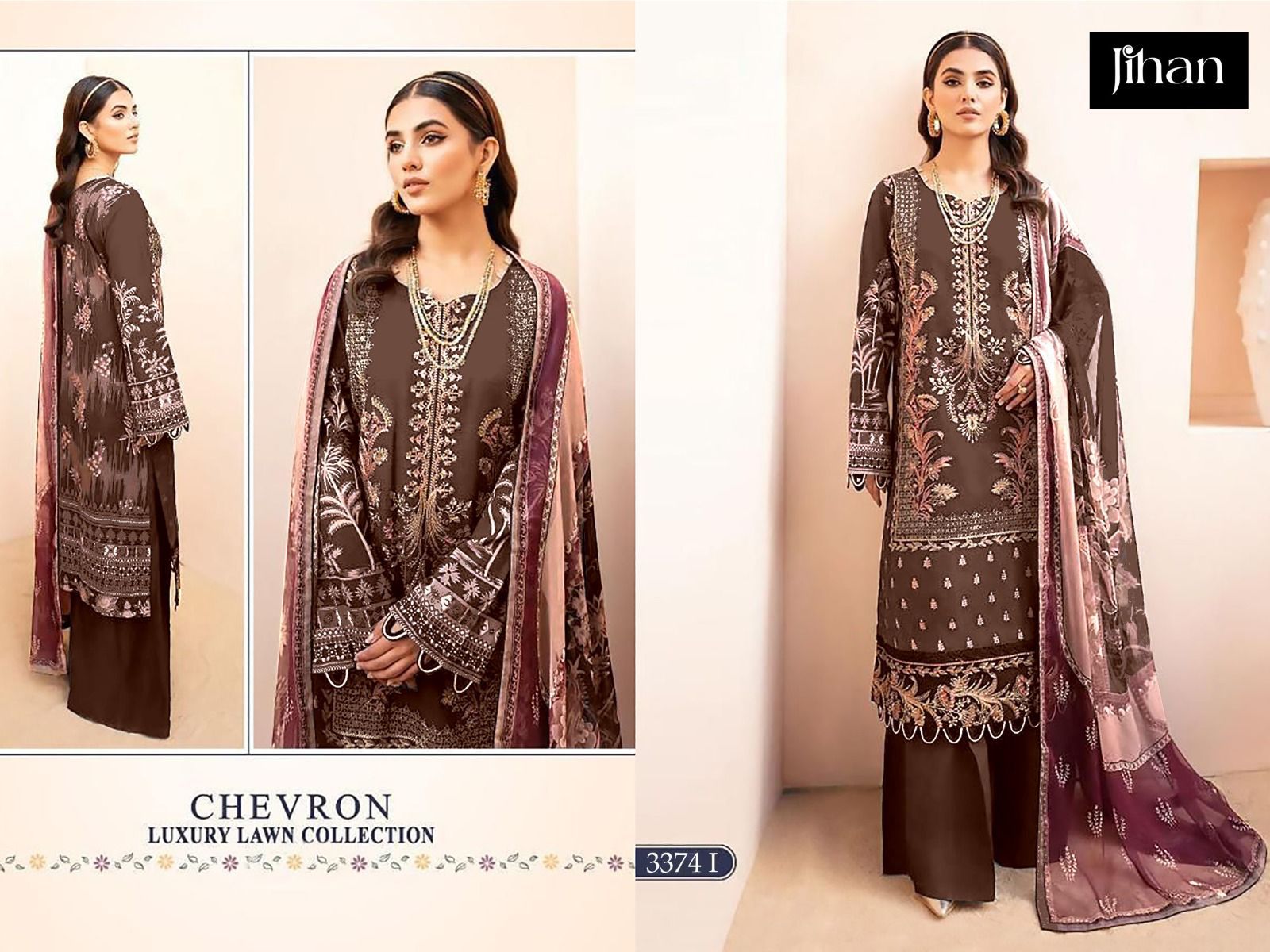 Full Set
JIHAN CHEVRON LUXURY LAWN COLLECTION CATALOGUE
0
3 Rehmat Boutique  JIHAN CHEVRON LUXURY LAWN COLLECTION CATALOGUE 7.jpg