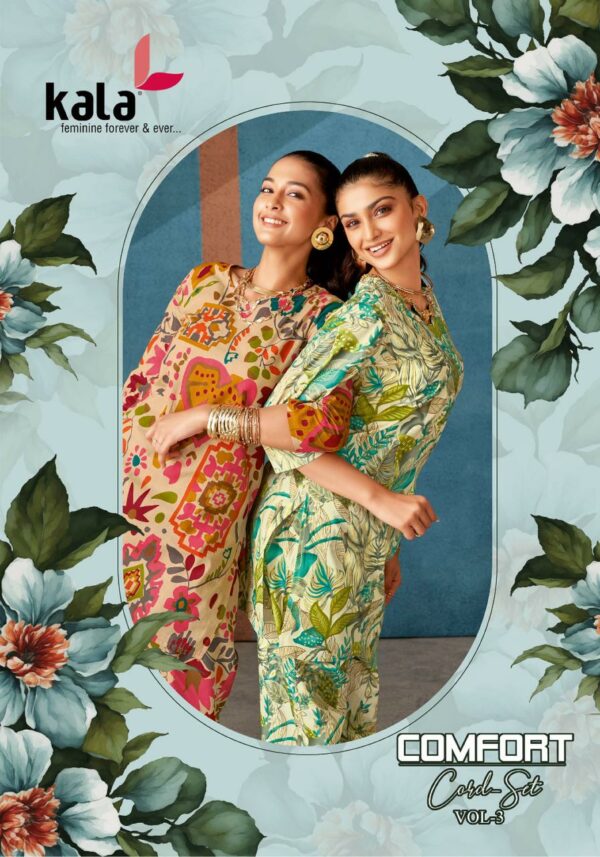 KALA COMFORT VOL 3 Rehmat Boutique  KALA COMFORT VOL 3 CORD SET WHOLESALER 2.jpg