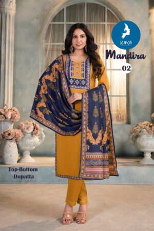 KAYA KURTI MANDIRA Rehmat Boutique  KAYA KURTI MANDIRA RAYON PRINTED KURTI CATALOGUE 9.jpg