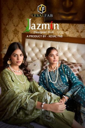 KEVAL FAB JAZMIN VOL 2 Rehmat Boutique  KEVAL FAB JAZMIN VOL 2 WHOLESALE PRICE 1.jpg