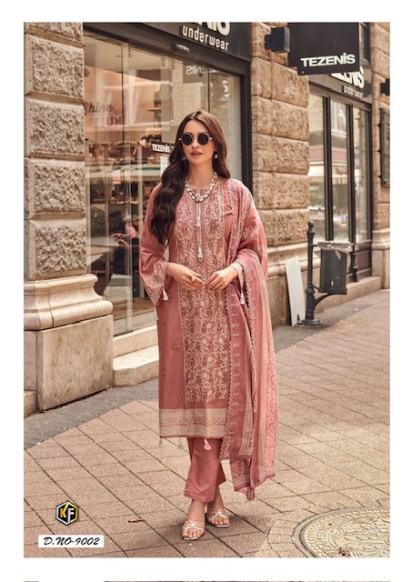 KEVAL FAB RANGREZ VOL 9 Rehmat Boutique  KEVAL FAB RANGREZ VOL 9 KARACHI SUITS WHOLESALER 3.jpg