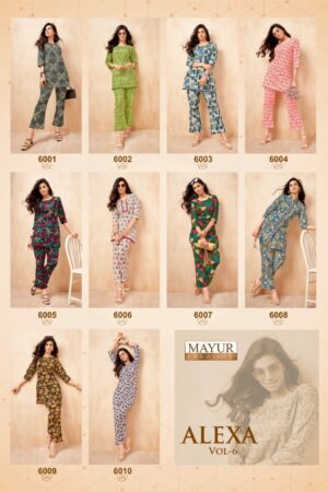 MAYUR CREATION ALEXA VOL 6 Rehmat Boutique  MAYUR CREATION ALEXA VOL 6 CO ORD SETS SUPPLIER 11.jpg