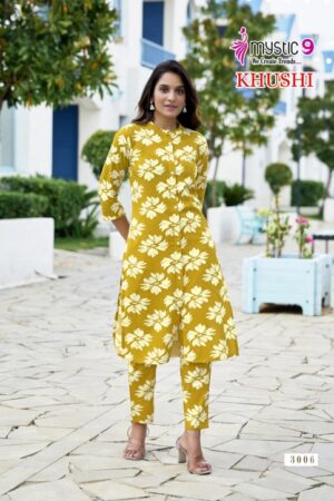 MYSTIC 9 KHUSHI VOL 3 Rehmat Boutique  MYSTIC 9 KHUSHI VOL 3 VISCOSE PRINTED CO ORD SET 12.jpg