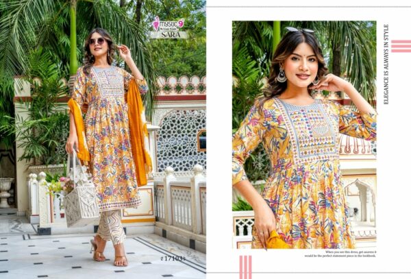 MYSTIC 9 SARA VOL 17 Rehmat Boutique  MYSTIC 9 SARA VOL 17 RAYON PRINTED KURTI CATALOGUE 4.jpg