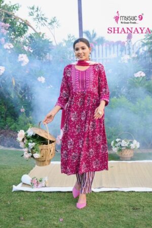 MYSTIC 9 SHANAYA VOL 9 Rehmat Boutique  MYSTIC 9 SHANAYA VOL 9 HEAVY RAYON PRINTED KURTI 16.jpg