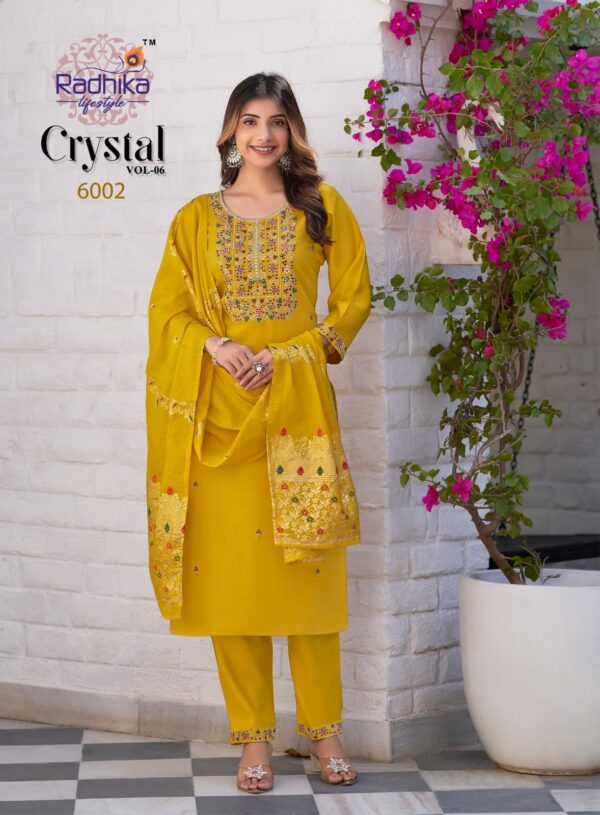 RADHIKA LIFE STYLE CRYSTAL VOL 6 Rehmat Boutique  RADHIKA LIFE STYLE CRYSTAL VOL 6 ROMAN SILK KURTI 6.jpg