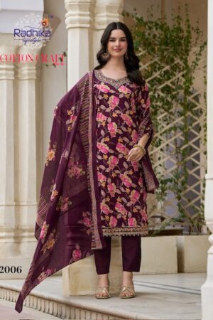RADHIKA LIFESTYLE COTTON CRAFT VOL 2 Rehmat Boutique  RADHIKA LIFESTYLE COTTON CRAFT VOL 2 7.jpg