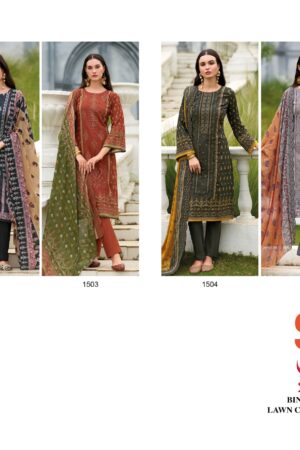 SHRADDHA DESIGNER BIN SAEED VOL 15 Rehmat Boutique  SHRADDHA DESIGNER BIN SAEED VOL 15 LAWN COLLECTION 7.jpg