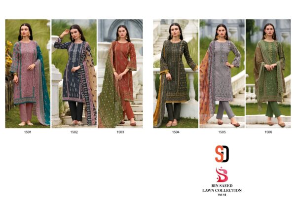 SHRADDHA DESIGNER BIN SAEED VOL 15 Rehmat Boutique  SHRADDHA DESIGNER BIN SAEED VOL 15 LAWN COLLECTION 7.jpg