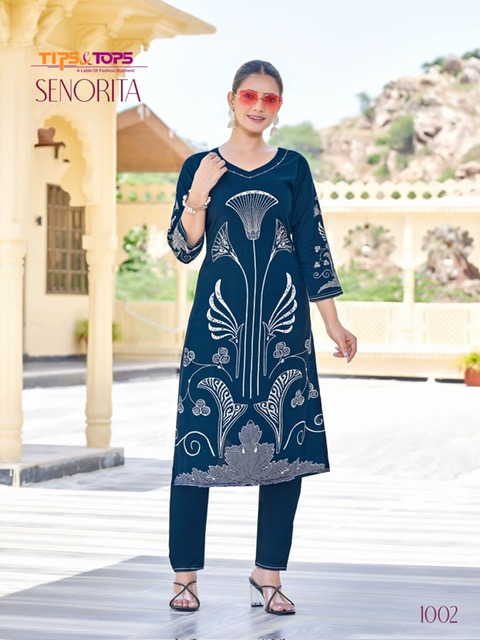 TIPS & TOPS SENORITA Rehmat Boutique  TIPS TOPS SENORITA KURTI WHOLESALER SURAT 2.jpg