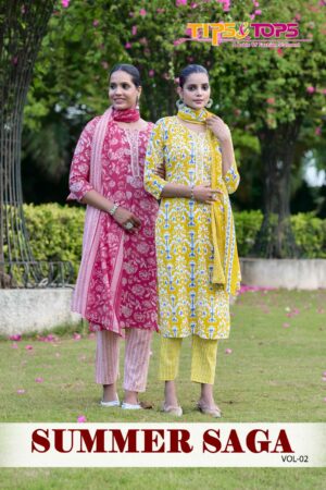 TIPS & TOPS SUMMER SAGA VOL 2 Rehmat Boutique  TIPS TOPS SUMMER SAGA VOL 2 KURTI WHOLESALER 7.jpg