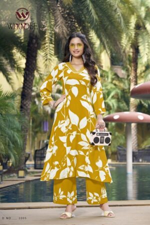 WOODEE PAYAL Rehmat Boutique  WOODEE PAYAL RAYON PRINTED CO ORD SET CATALOGUE 3.jpg