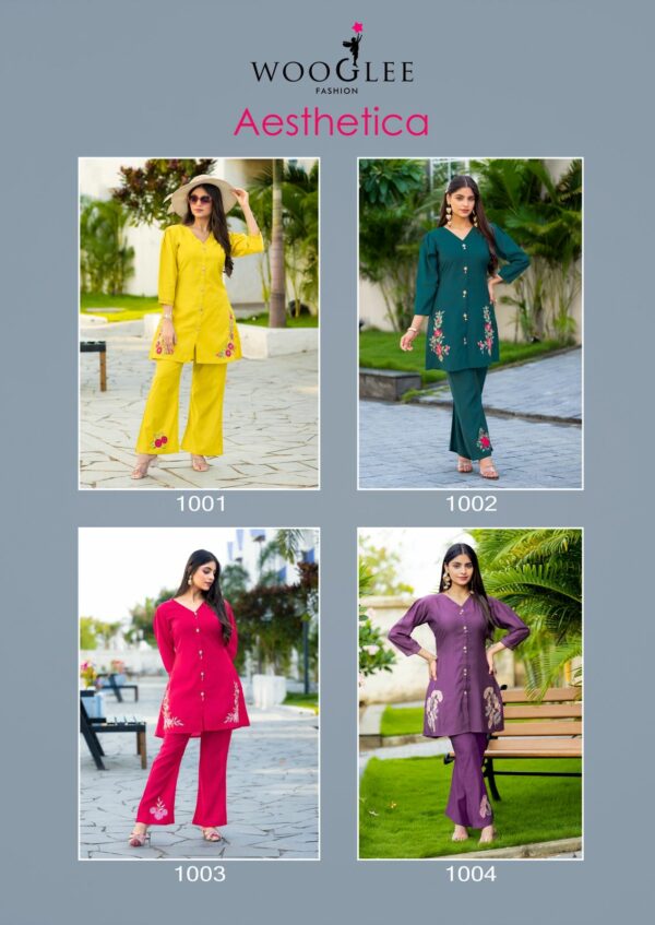 WOOGLEE AESTHETICA Rehmat Boutique  WOOGLEE AESTHETICA CORD SET WHOLESALER SURAT 2.jpg