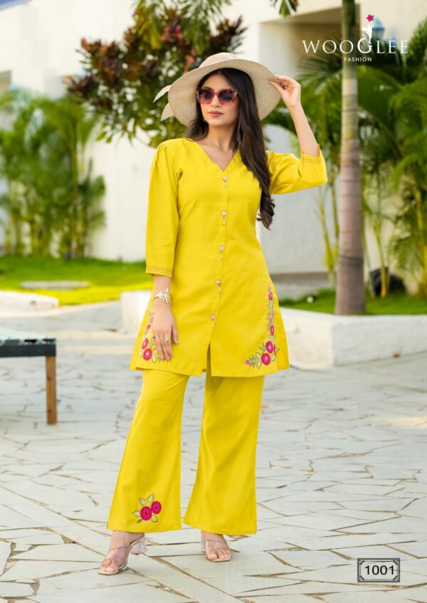 WOOGLEE AESTHETICA Rehmat Boutique  WOOGLEE AESTHETICA CORD SET WHOLESALER SURAT 5.jpg