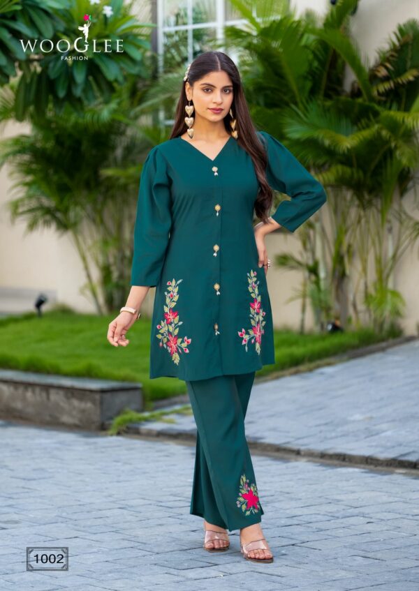 WOOGLEE AESTHETICA Rehmat Boutique  WOOGLEE AESTHETICA CORD SET WHOLESALER SURAT 6.jpg