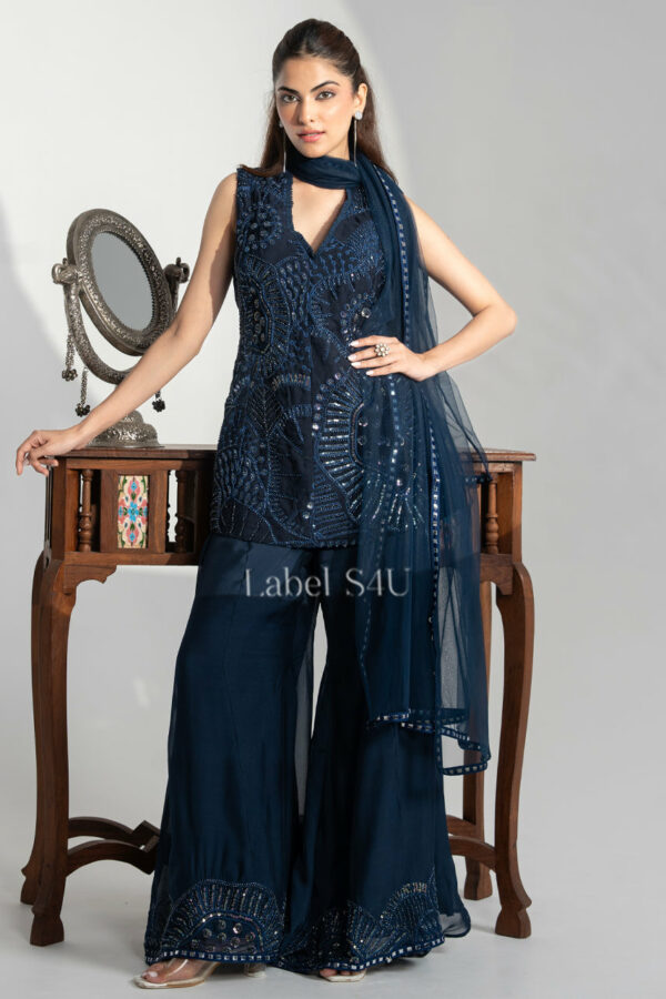 Shivali S4u Blue Hour Elegance-Palazzo Set New Arrival 2025 Rehmat Boutique  678.jpg