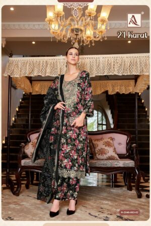 ALOK SUITS 24 KARAT Rehmat Boutique  ALOK SUITS 24 KARAT PURE VISCOSE SUITS CATALOG 11.jpg