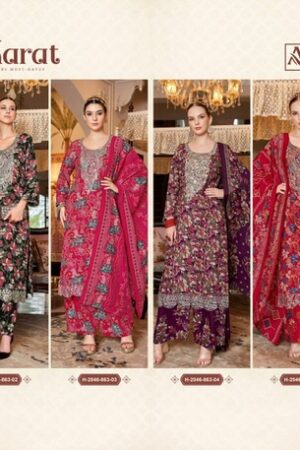 ALOK SUITS 24 KARAT Rehmat Boutique  ALOK SUITS 24 KARAT PURE VISCOSE SUITS CATALOG 18.jpg