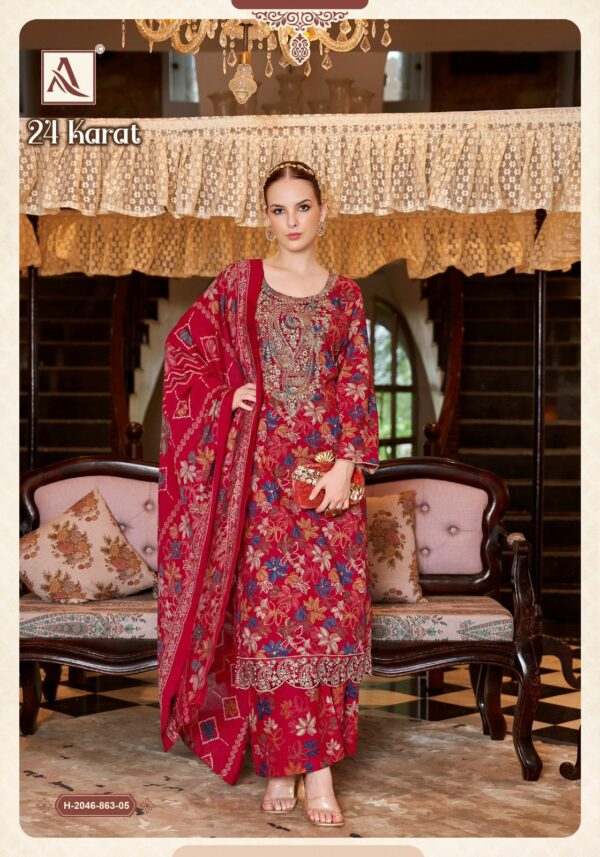 ALOK SUITS 24 KARAT Rehmat Boutique  ALOK SUITS 24 KARAT PURE VISCOSE SUITS CATALOG 3.jpg