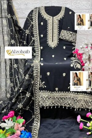 ALZOHAIB D.NO AZ 1204 & 1205 Rehmat Boutique  ALZOHAIB D.NO AZ 1204 1205 GEORGETTE SUITS 3.jpg