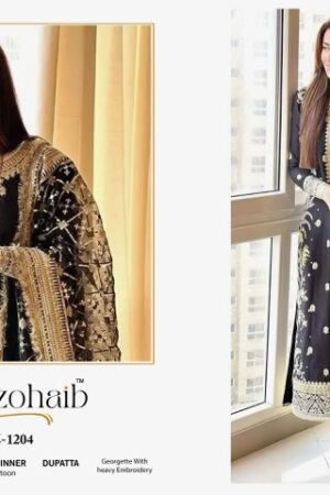 ALZOHAIB D.NO AZ 1204 & 1205 Rehmat Boutique  ALZOHAIB D.NO AZ 1204 1205 GEORGETTE SUITS 5.jpg
