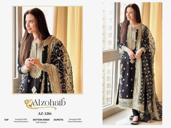 ALZOHAIB D.NO AZ 1204 & 1205 Rehmat Boutique  ALZOHAIB D.NO AZ 1204 1205 GEORGETTE SUITS 5.jpg