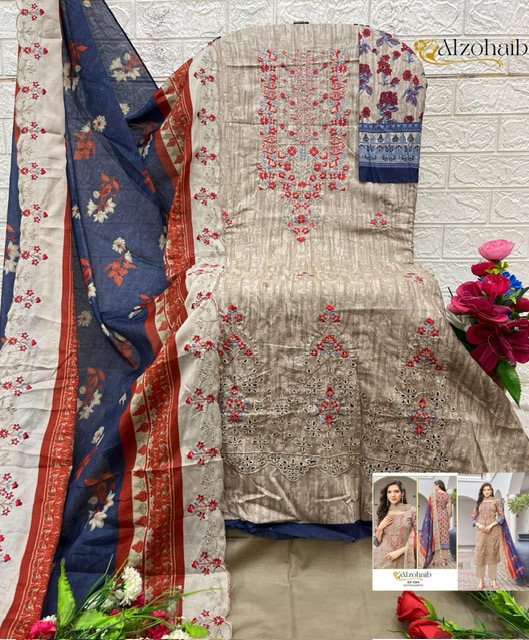 ALZOHAIB MAHIMA Rehmat Boutique  ALZOHAIB MAHIMA PAKISTANI LAWN SUITS WHOLESALE 7.jpg