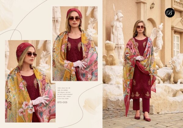 BELLIZA ZARQASH VOL 7 Rehmat Boutique  BELLIZA ZARQASH VOL 7 PURE JAM EMBROIDERY SUITS 7.jpg