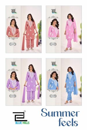 BLUE HILLS SUMMER FEELS Rehmat Boutique  BLUE HILLS SUMMER FEELS KURTI WHOLESALER 2.jpg