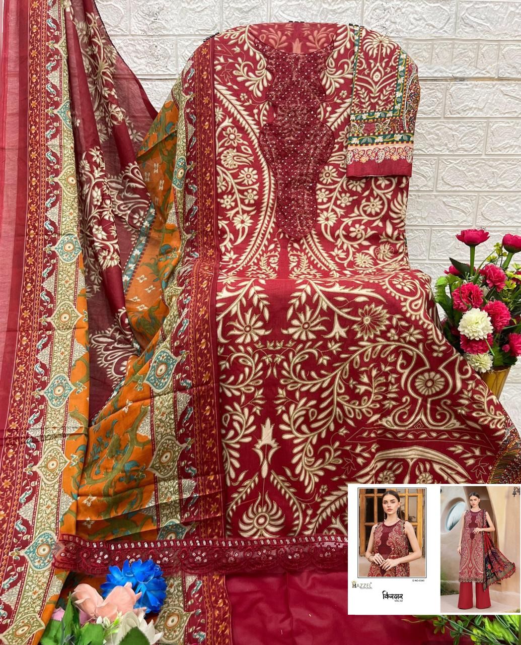HAZZEL KIRDAR VOL 2 D.NO 0340-0341 Rehmat Boutique  HAZZEL KIRDAR VOL 2 D.NO 0340 0341 SERIES SUITS 5.jpg