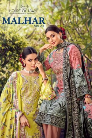 HOUSE OF LAWN MALHAR VOL 2 Rehmat Boutique  HOUSE OF LAWN MALHAR VOL 2 WHOLESALE 8.jpg
