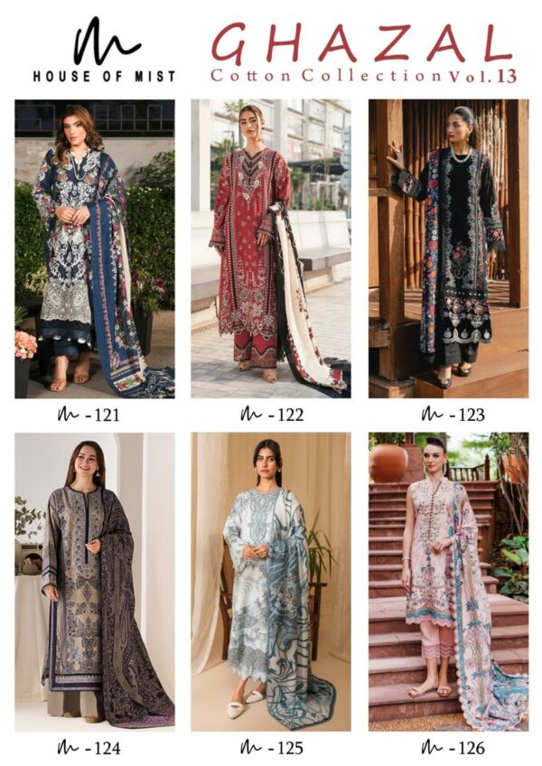 HOUSE OF MIST GHAZAL VOL 13 Rehmat Boutique  HOUSE OF MIST GHAZAL VOL 13 WHOLESALE 1.jpg