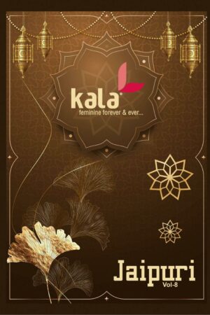 KALA JAIPURI VOL 8 Rehmat Boutique  KALA JAIPURI VOL 8 READYMADE KURTI PANT WITH DUPATTA 13.jpg