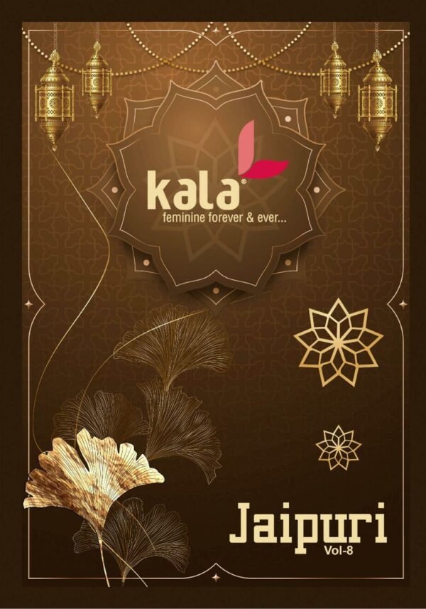 KALA JAIPURI VOL 8 Rehmat Boutique  KALA JAIPURI VOL 8 READYMADE KURTI PANT WITH DUPATTA 13.jpg