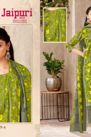 KALA JAIPURI VOL 8 Rehmat Boutique  KALA JAIPURI VOL 8 READYMADE KURTI PANT WITH DUPATTA 3.jpg