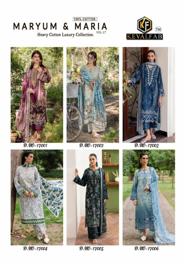 KEVAL FAB MARYUM & MARIA VOL 17 Rehmat Boutique  KEVAL FAB MARYUM MARIA VOL 17 LAWN KARACHI SUITS 6.jpg