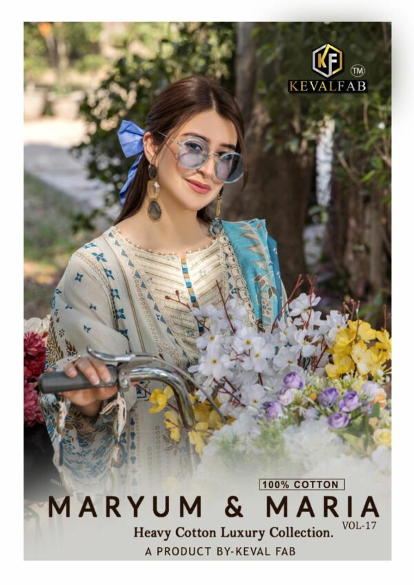KEVAL FAB MARYUM & MARIA VOL 17 Rehmat Boutique  KEVAL FAB MARYUM MARIA VOL 17 LAWN KARACHI SUITS 7.jpg