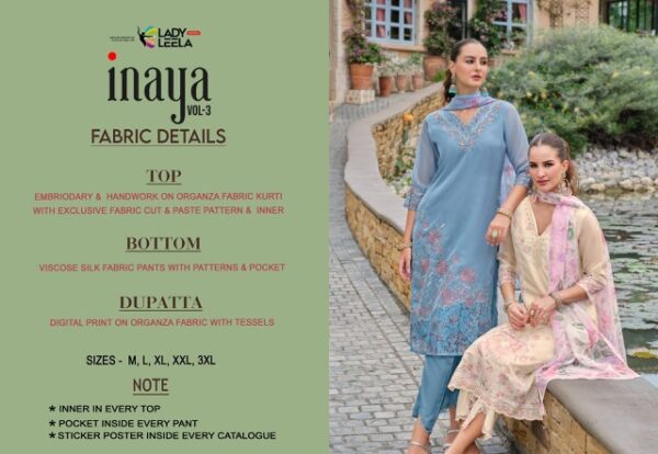 LADY LEELA INAYA VOL 3 Rehmat Boutique  LADY LEELA INAYA VOL 3 WHOLESALE PRICE 2.jpg